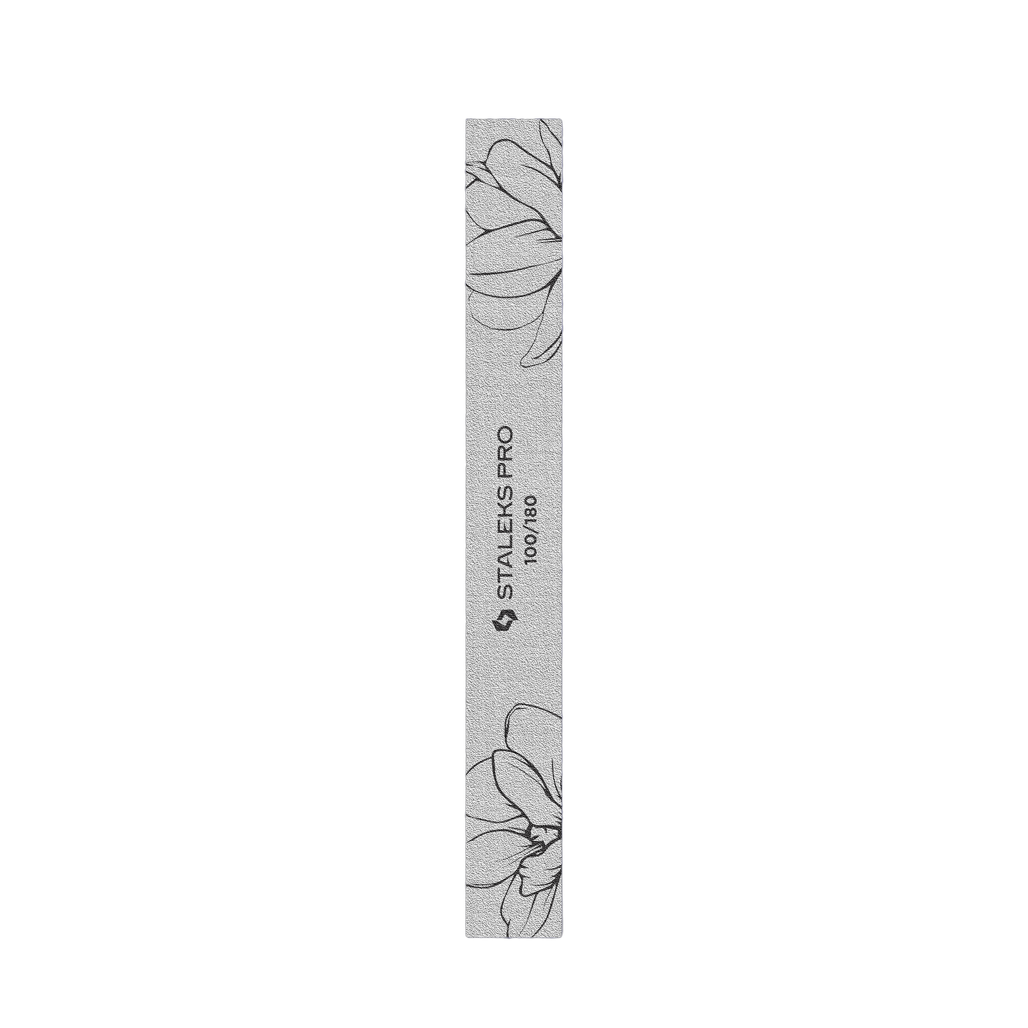 Straight mineral nail file EXPERT 20 100/180 grit