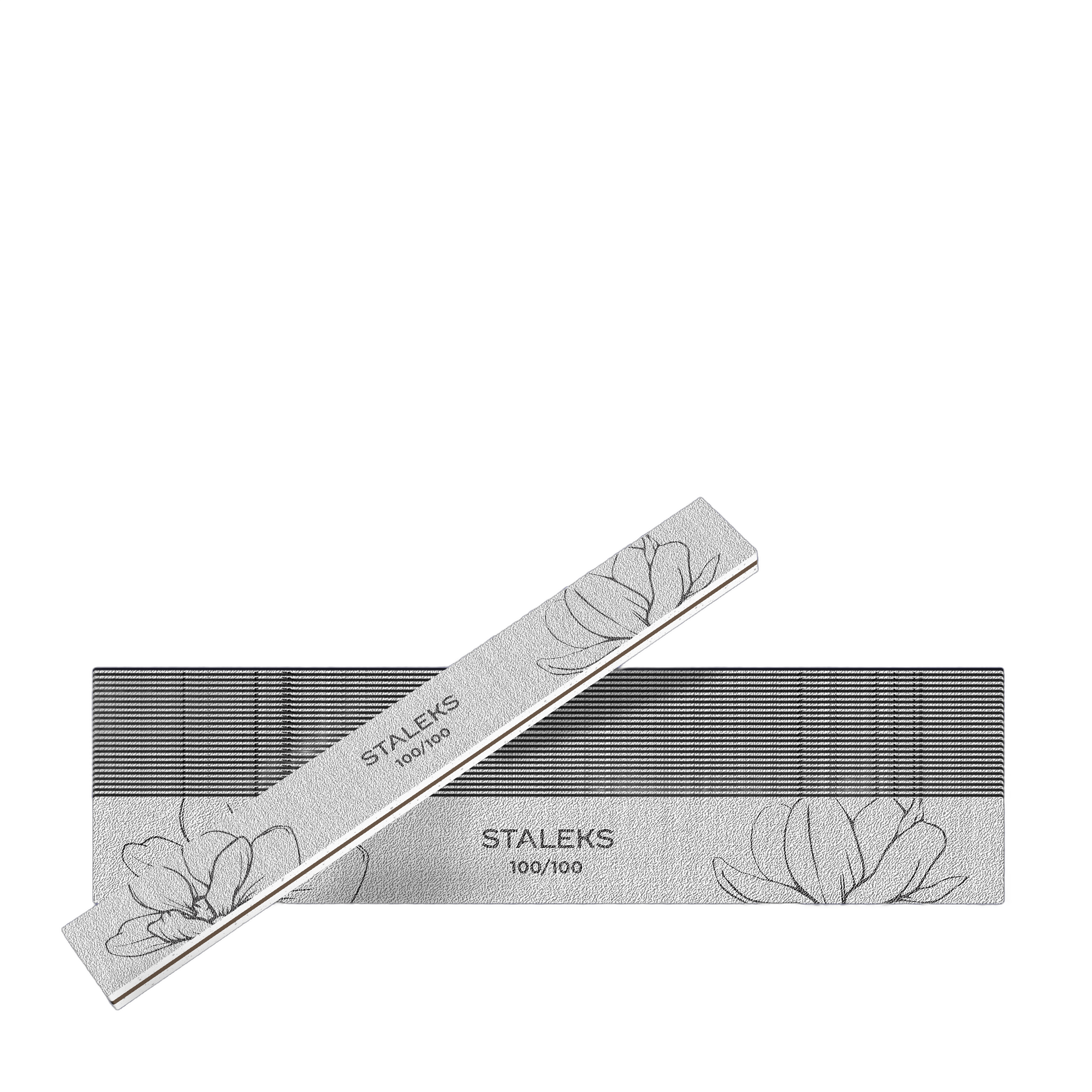 Straight mineral nail file EXPERT 20 100/100 grit (25 pcs)