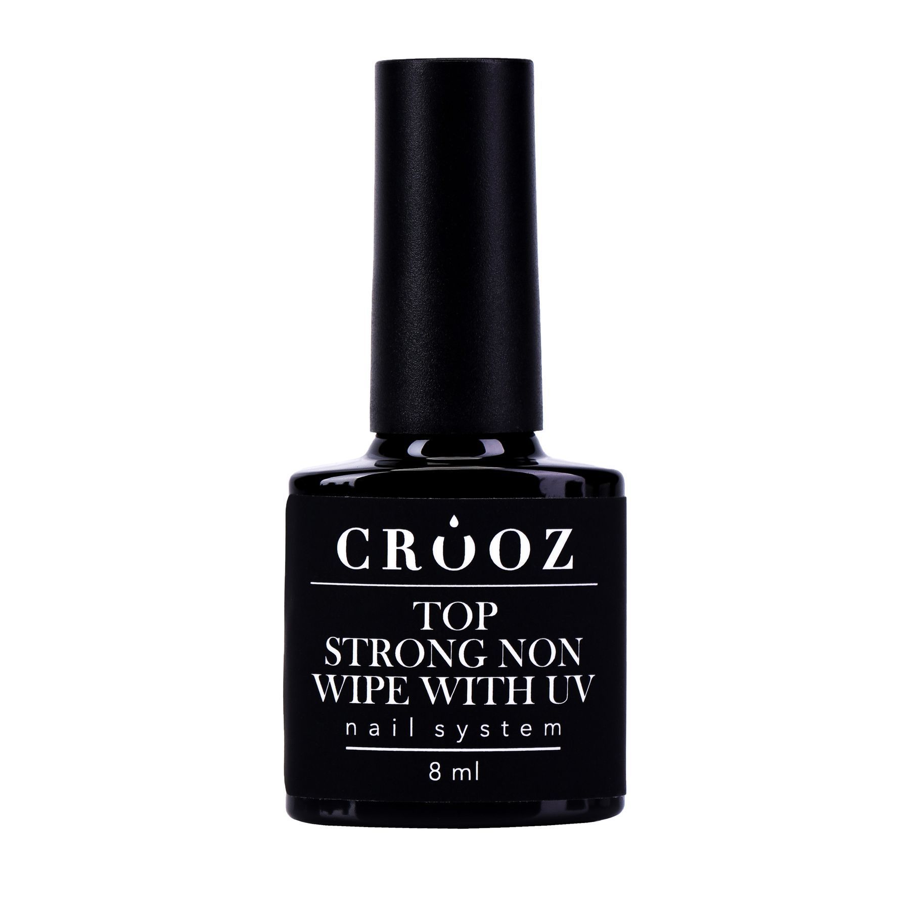 Crooz Top Strong No Wipe With UV — kleepuva kihita pealiskiht UV-filtriga, 30 ml