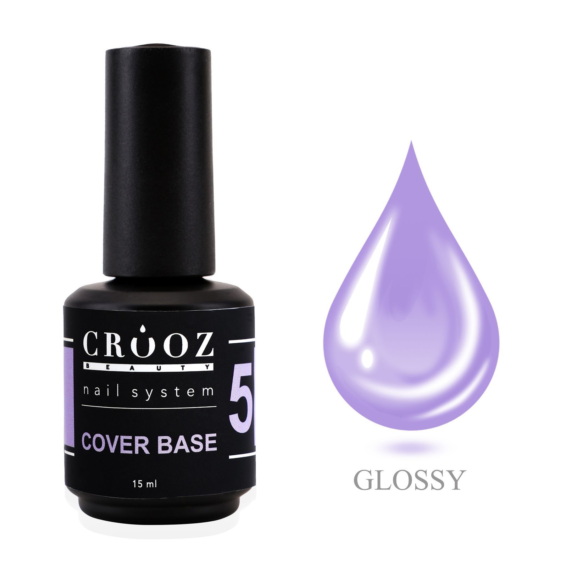 Crooz Base Cover №5 — lilla kamuflaažbaas, 8 ml