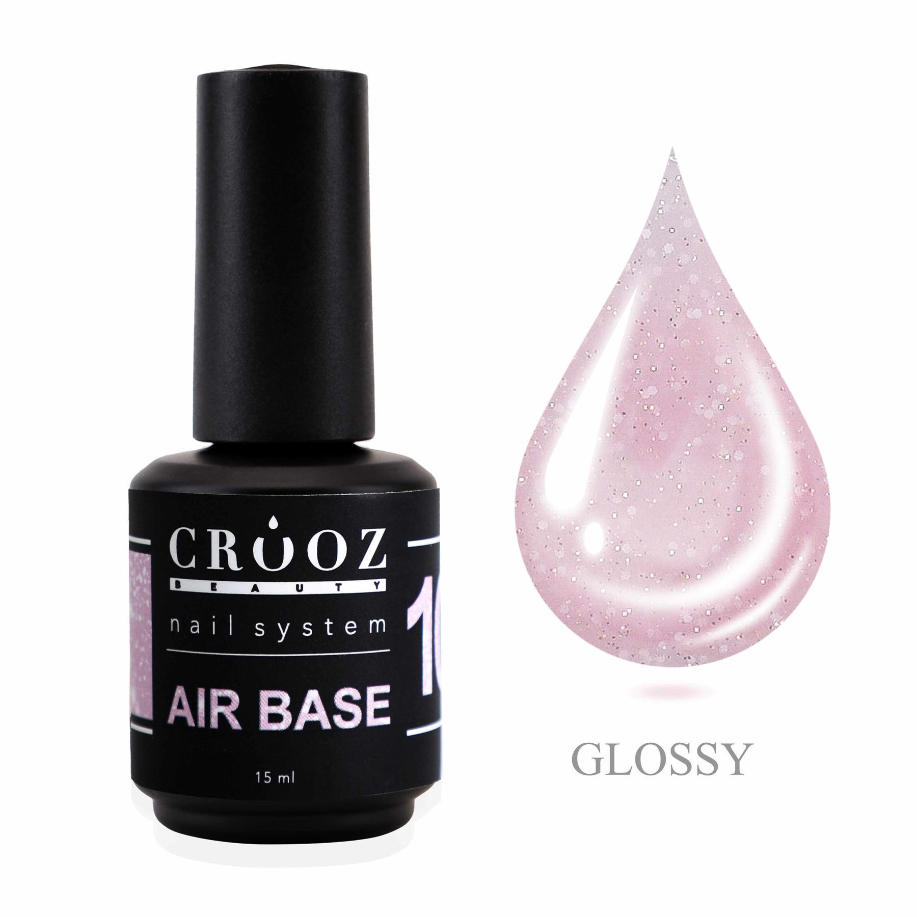Crooz Air Base №10 — roosa kamuflaažbaas läikega, 15 ml