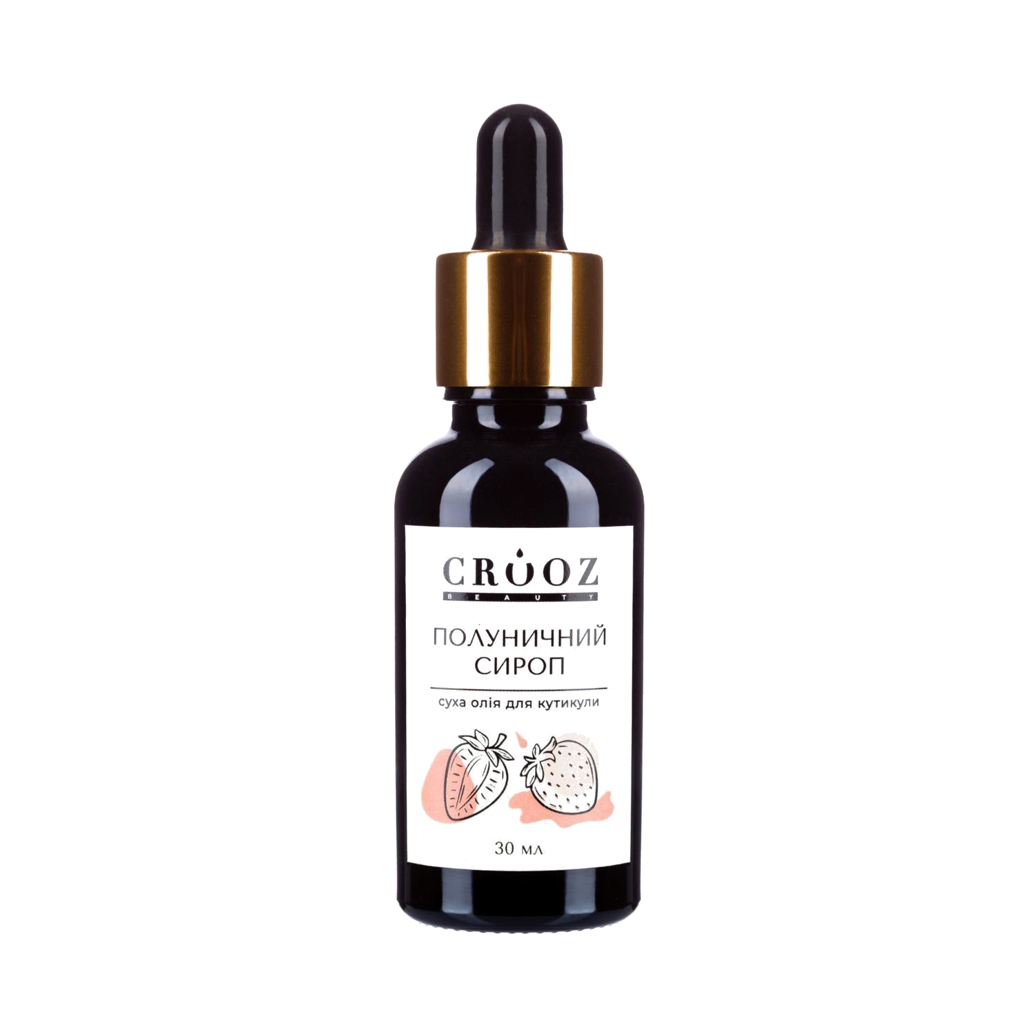 Crooz Dry oil strawberry syrup, 30 ml