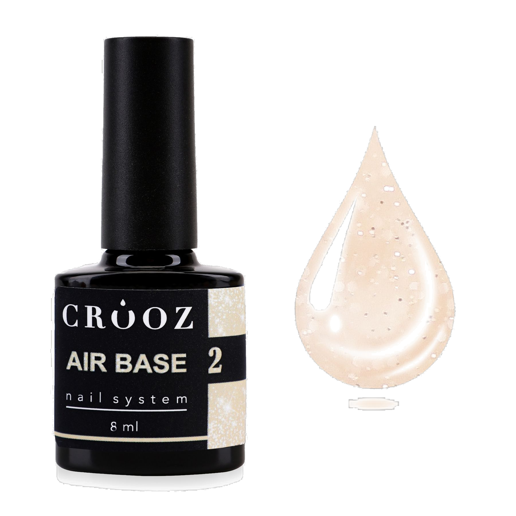 Crooz Air Base №2 — soe-beež baas sädelevate osakestega, 8 ml
