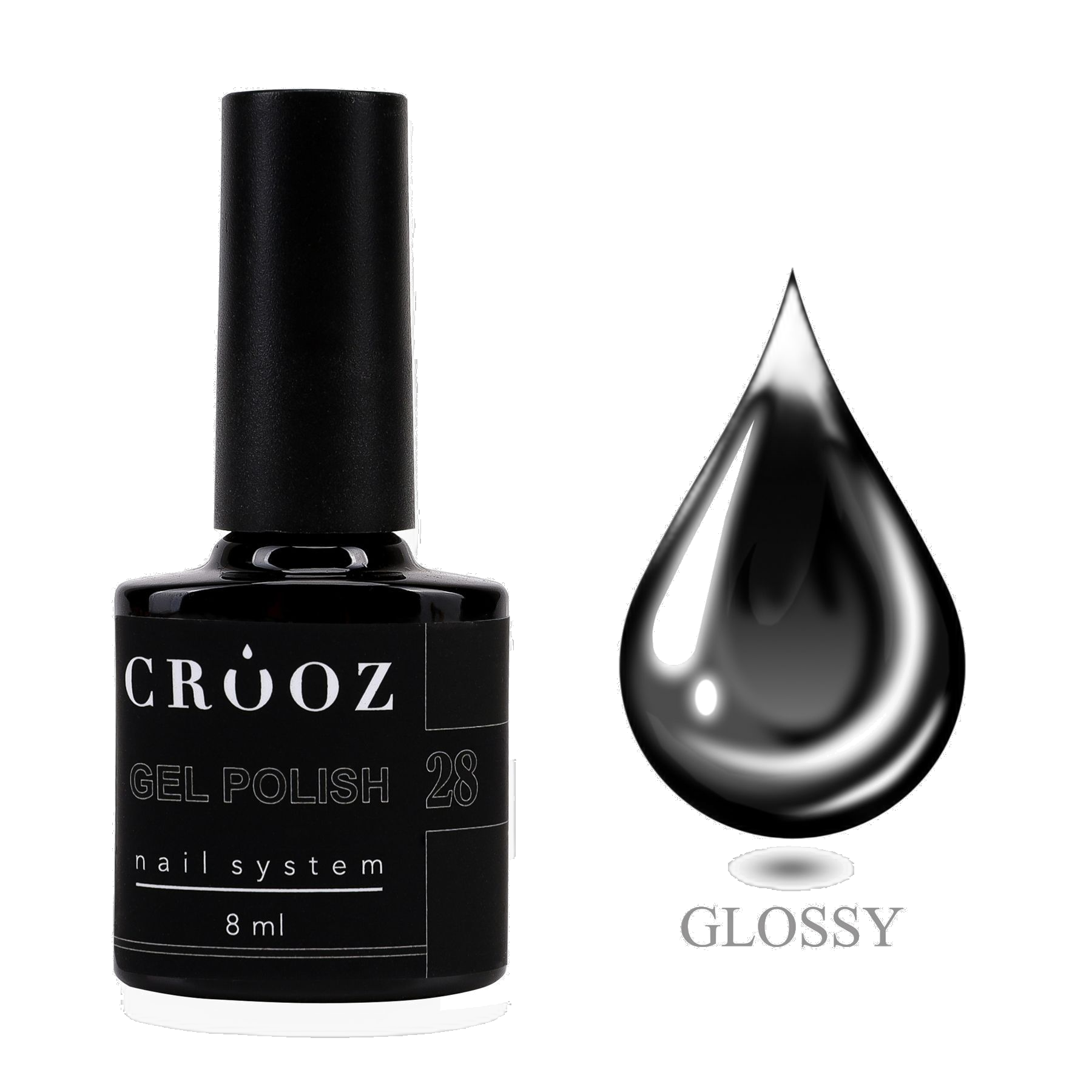 Osta must geellakk Crooz №028 (8 ml) — hind