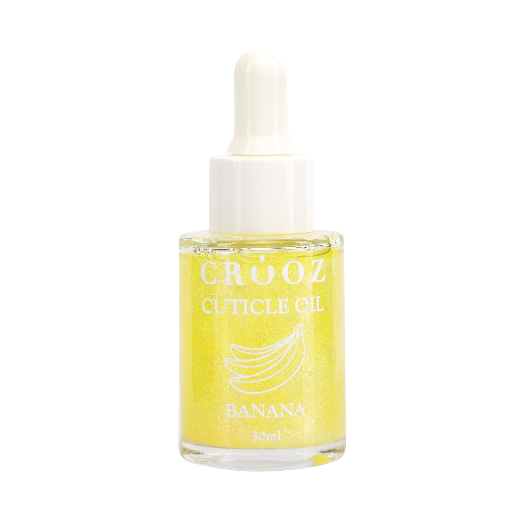 Crooz Banana Суха олія з шиммером — догляд і сяйво для нігтів та кутикули
