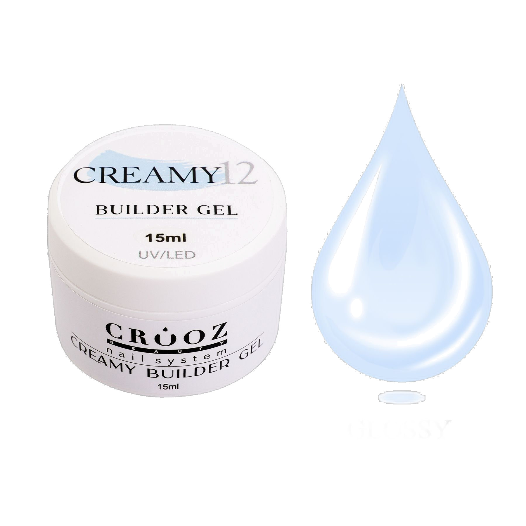 Crooz Ehitusgeel Creamy Builder Gel №12, 15 ml