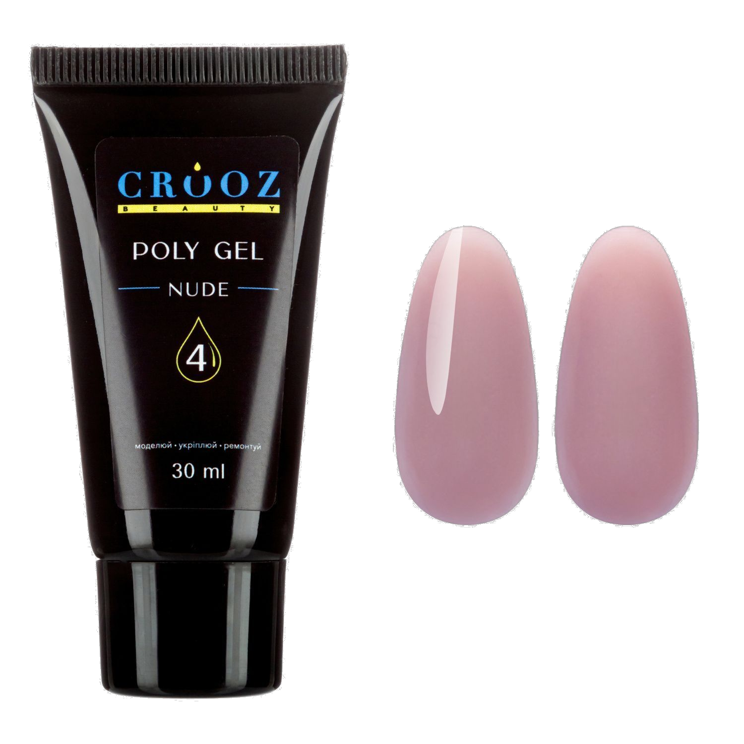 Crooz Polügeel PolyGel 4 Nude osta hinnaga 260 UAH UAH — professionaalsed materjalid CROOZ-ist