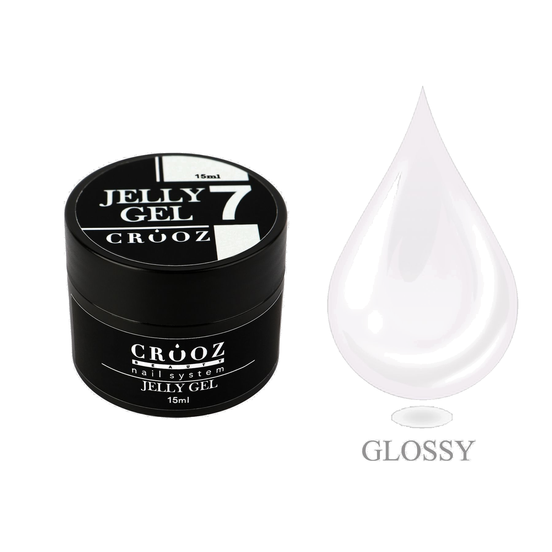 Crooz Jelly Gel 7 – piimjas geel-žilee pikendamiseks ja professionaalse maniküüri