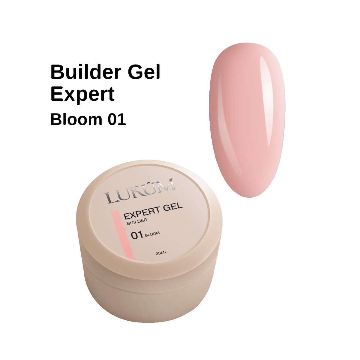Lukum Expert Builder Gel 01, 15 ml