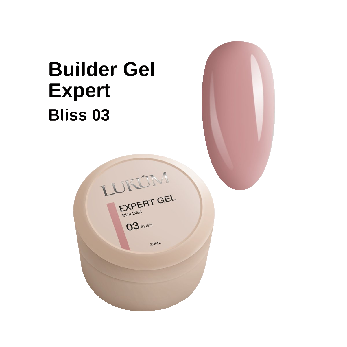 Lukum Expert Builder Gel 03, 30 ml