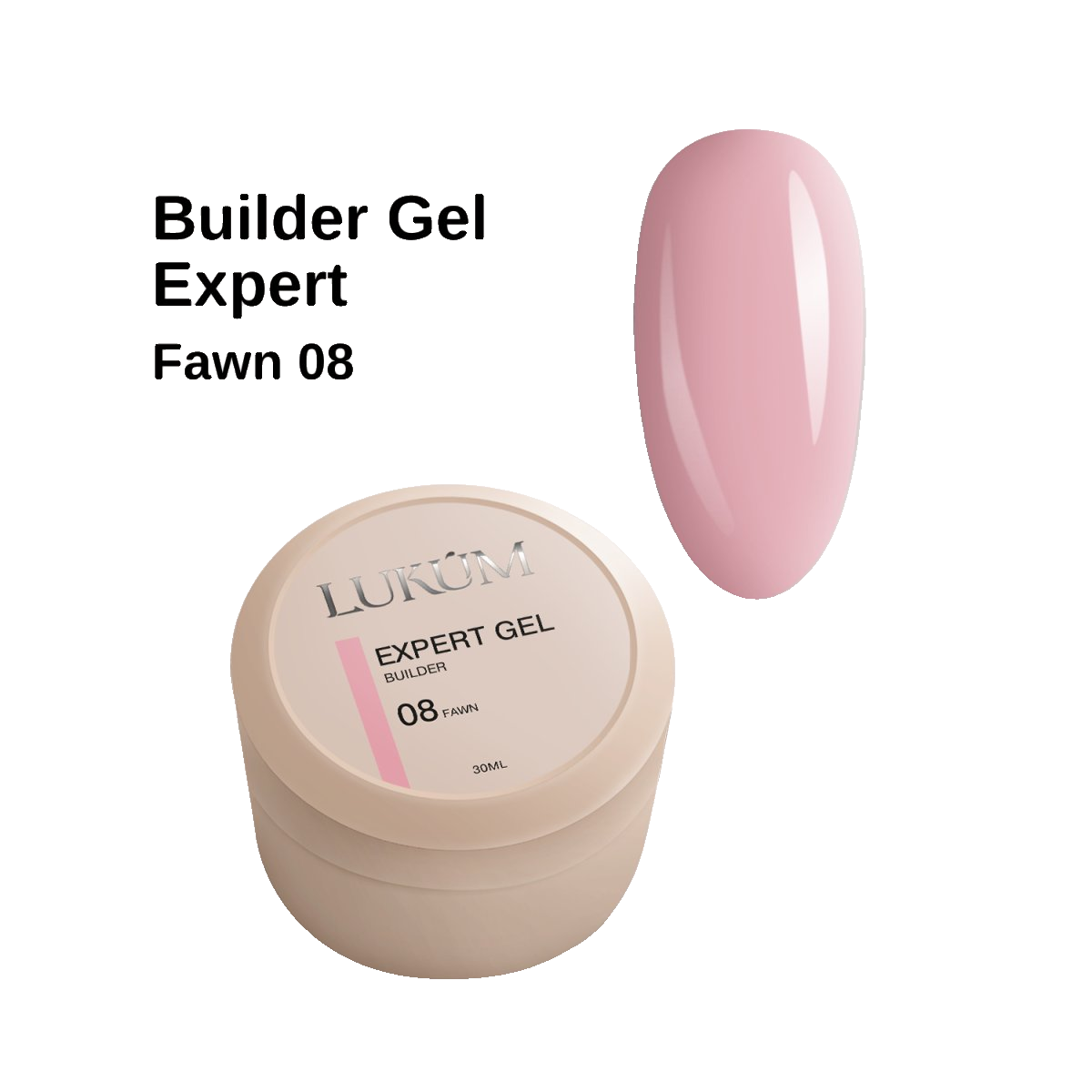 Lukum Expert Builder Gel 08, 30 ml