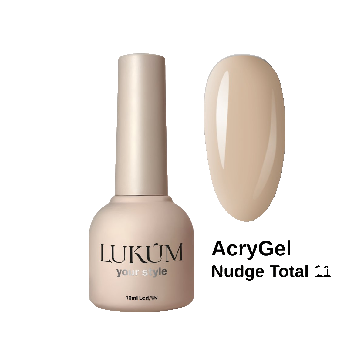 Lukum Nudge Total AcryGel 11, 15 ml