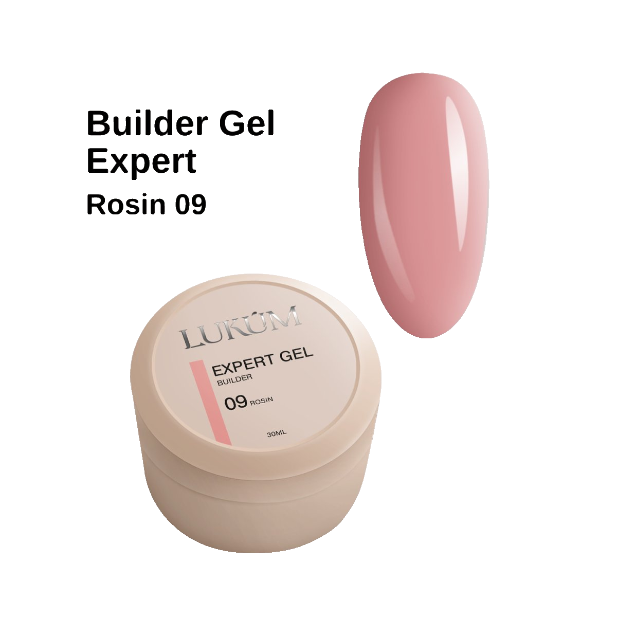 Lukum Expert Builder Gel 09, 30 ml
