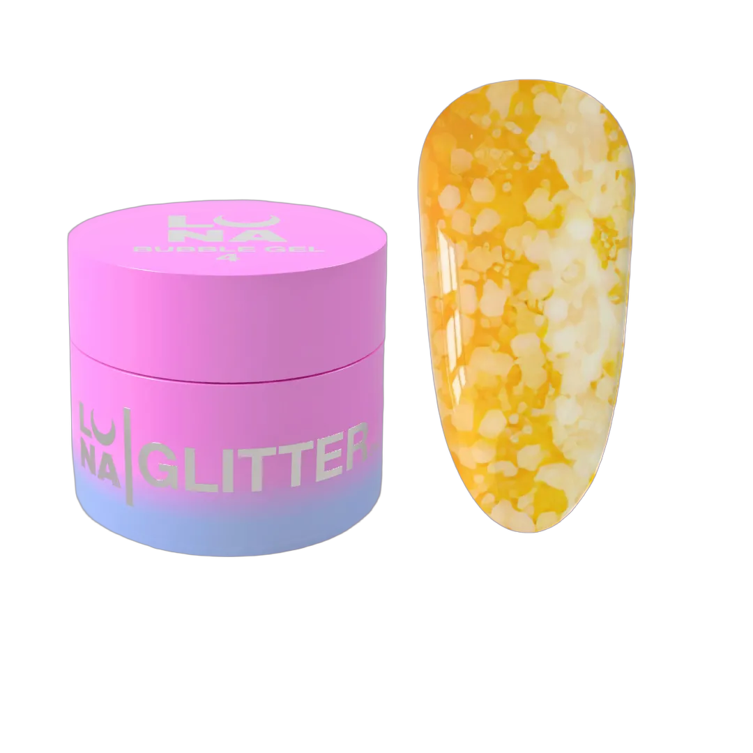 Glitter küüntele Bubble Gel nr 4 5ml