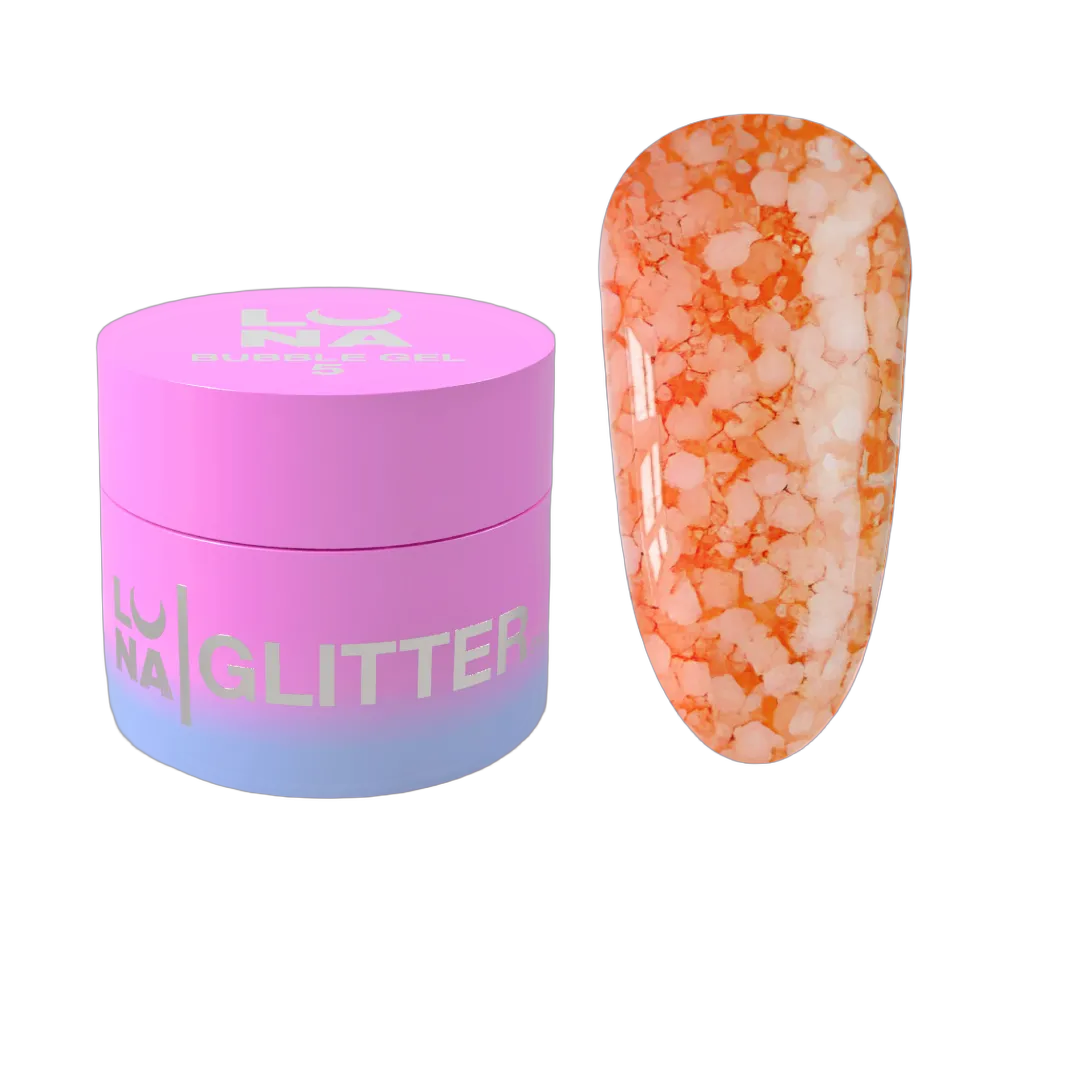 Glitter küüntele Bubble Gel nr 5 5ml
