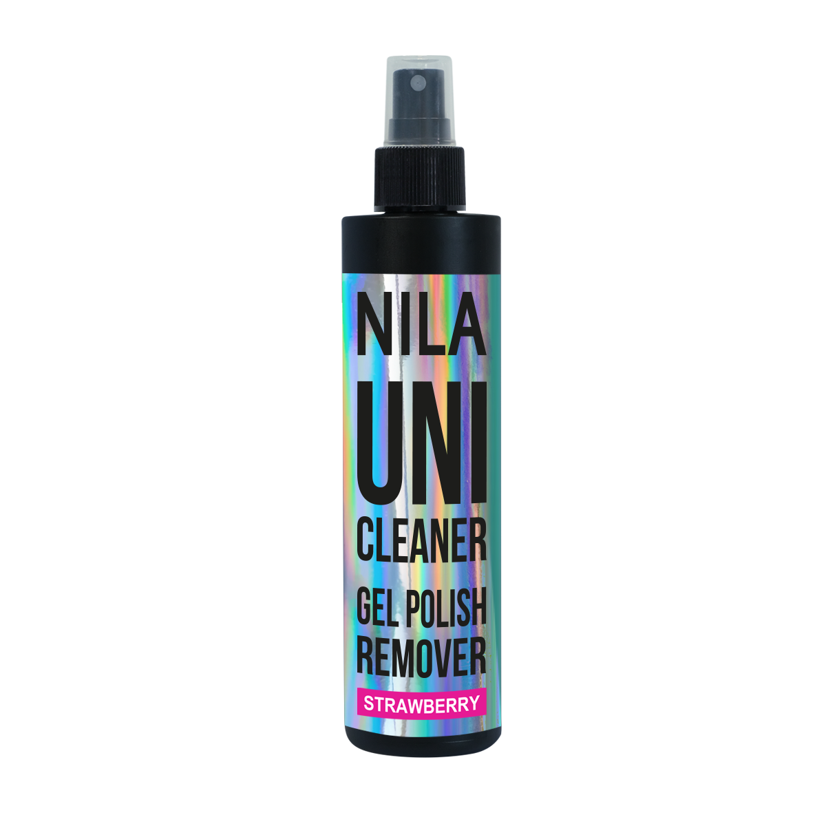 Gel polish remover Nila Strawberry 250 ml with a sprayer