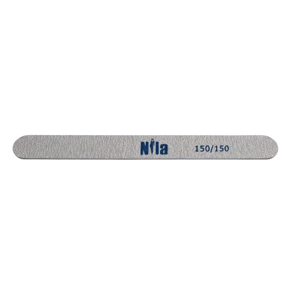Пилка для ногтей прямая Nila Plastic 150/150