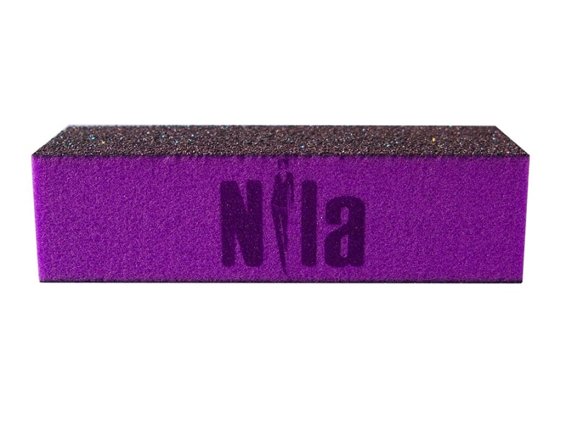 Брусок шлифовальный пурпурный Nila 80x80x80