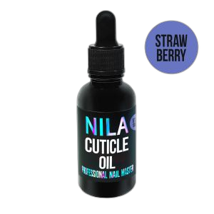 Oil for cuticles on a mineral basis Nila Strawberry 30ml glass