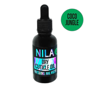 Dry oil for cuticles Nila Coco Jungle 30ml glass