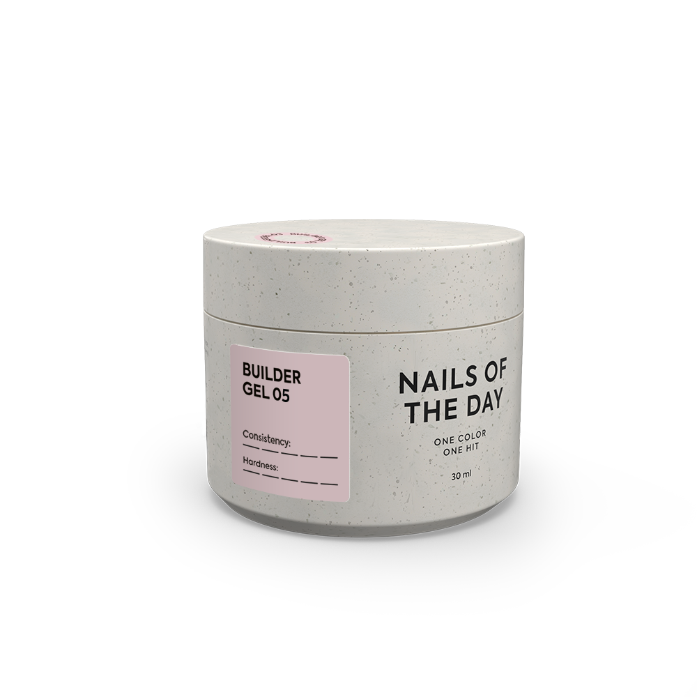 NAILSOFTHEDAY Builder Gel 05 — nude küünte pikendamise geel, 30 ml