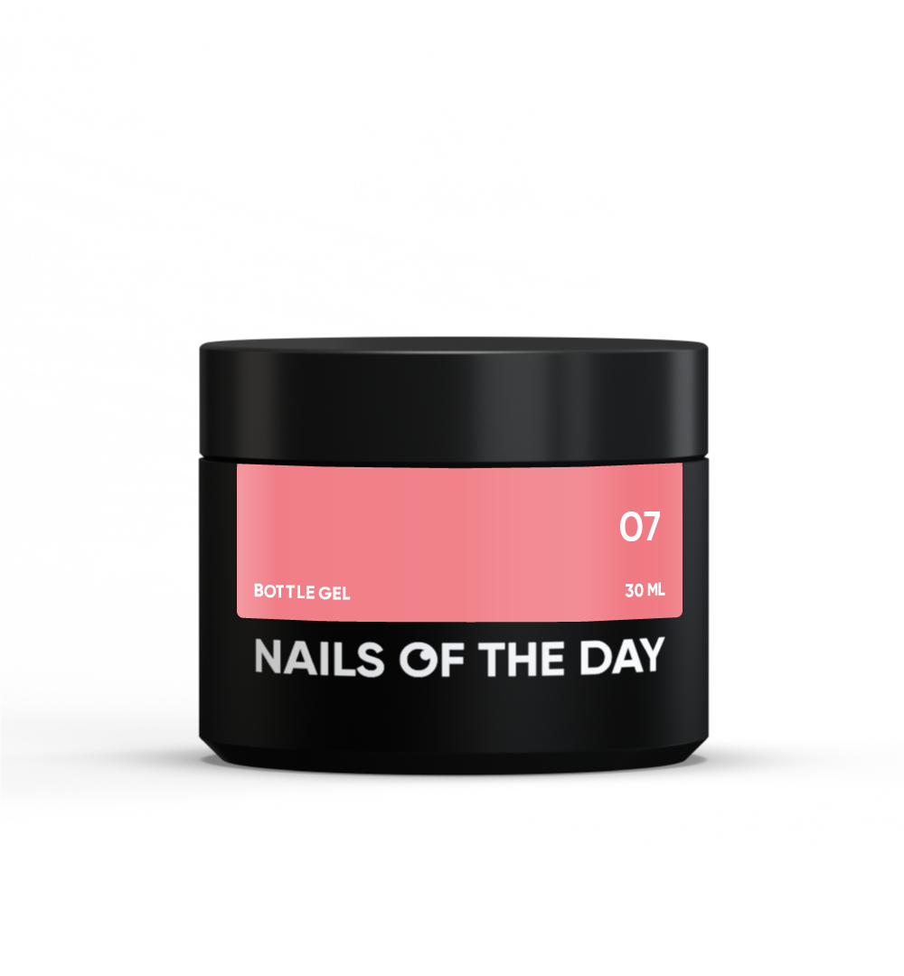 NAILSOFTHEDAY Bottle gel 07 — eriti tugev küüntegeel, 30 ml