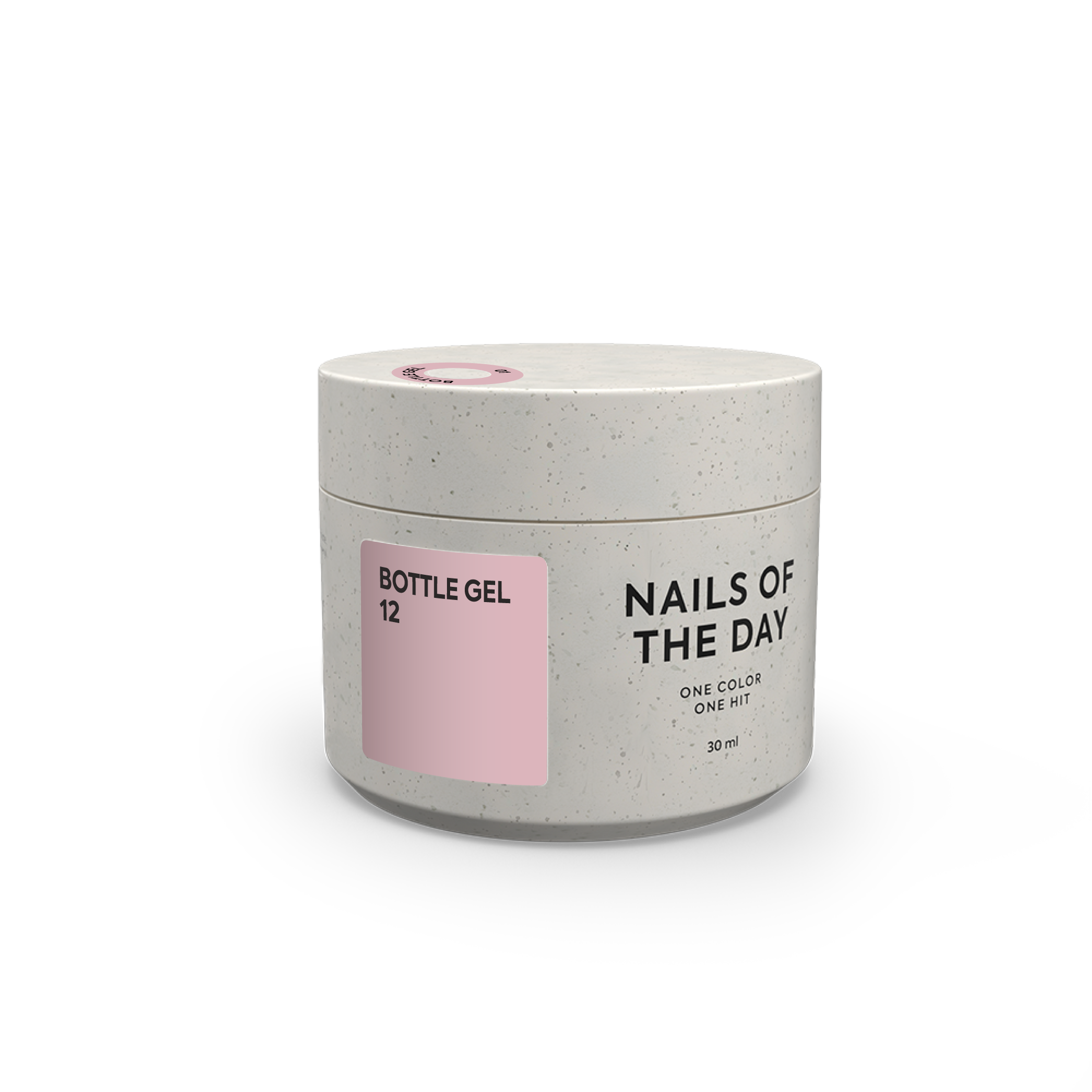 NAILSOFTHEDAY Pudeligeel 12 - tolmune lilla geel küünte tugevdamiseks, 30 ml