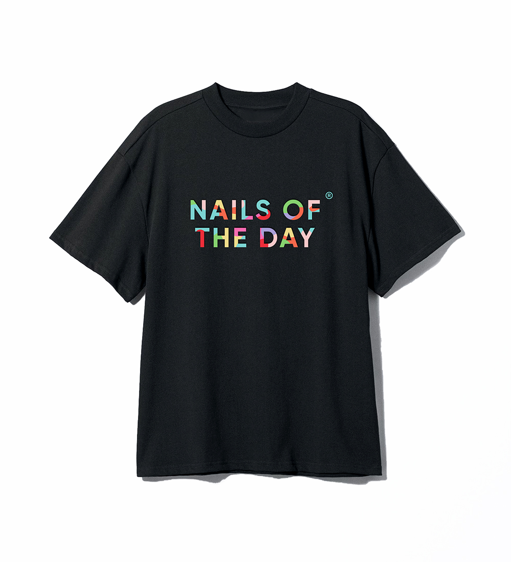 NAILSOFTHEDAY брендовая футболка Style 2025 классический логотип