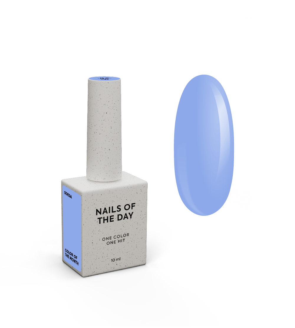 NAILSOFTHEDAY Color of the month July 2026 Odesa — голубой гель-лак, 10 мл