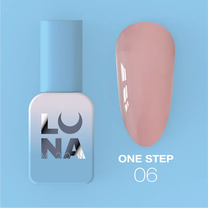 Ühefaasiline pedikuurigeellakk One step №6