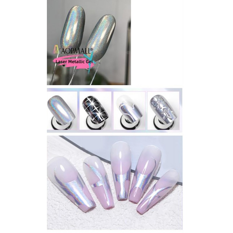 Metallikvärv "Laser Metallik" purgis 5 ml, hetkel ilma etiketita