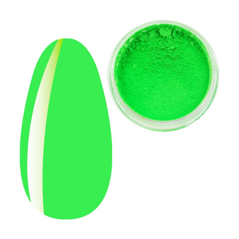 Pigment Roheline Neoon. Ääreni täidetud, meistrile mugav pakend. Tehasepakend