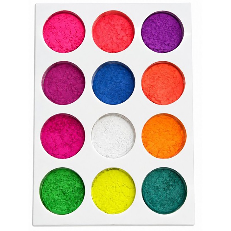 Neoonpigmentide komplekt, 12 tk