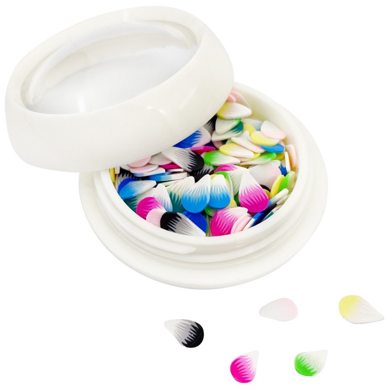 Fimo Fashion Jewellery ümmarguses purgis – kroonlehed
