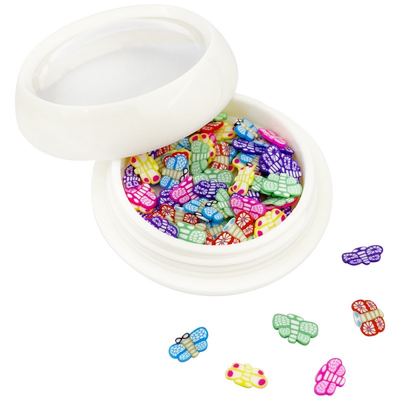 Fimo Fashion Jewellery ümmarguses purgis – liblikad