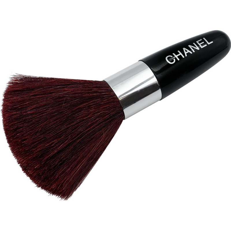 CHANEL väike professionaalse meigi pintsel kroomitud käepidemega