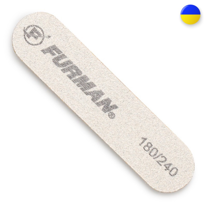 Міні-пилочка для нігтів 6,5x1,5 см 180/240