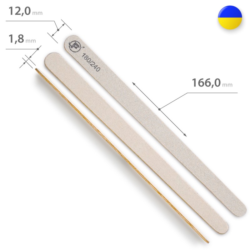 FURMAN Teardrop Nail File 180/240 grit