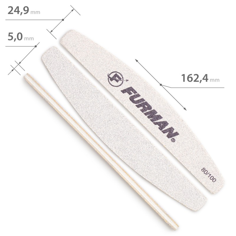 FURMAN Curved Nail File 80/100