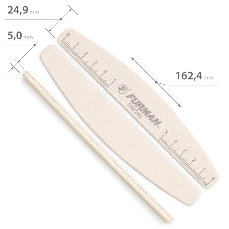 FURMAN Curved Nail File 180/240