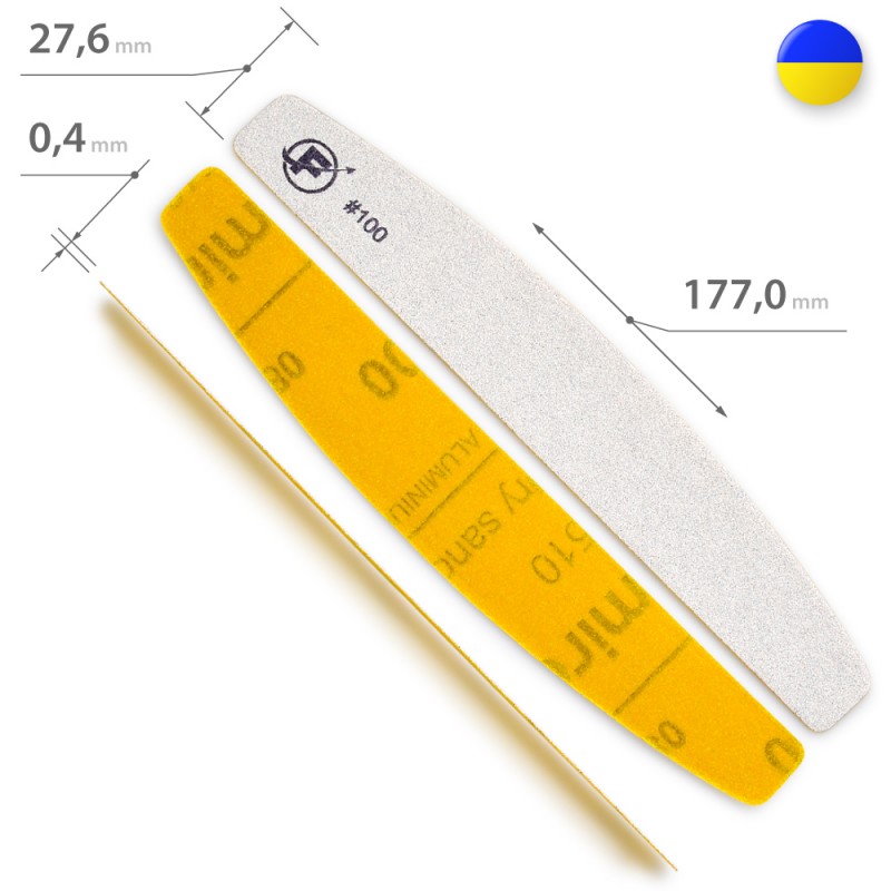 Vahetatavad lihvlindid FURMAN kaarjale küüneviilile 100 grit, 10 tk