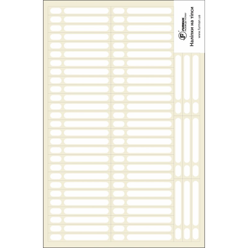 Kleepsud küünetippide jaoks, 63 tk, BEEŽ, 9×65 mm