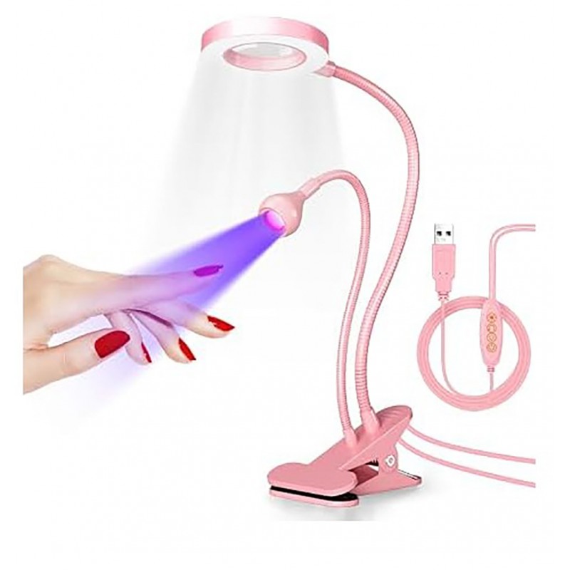 UV klambriga lamp USB-kaabliga (juhuslik värv)