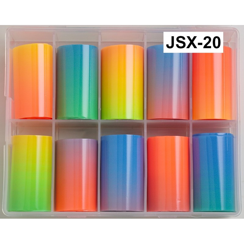 Laia küünekunsti fooliumi komplekt, pikkus 100cm, JSX-20