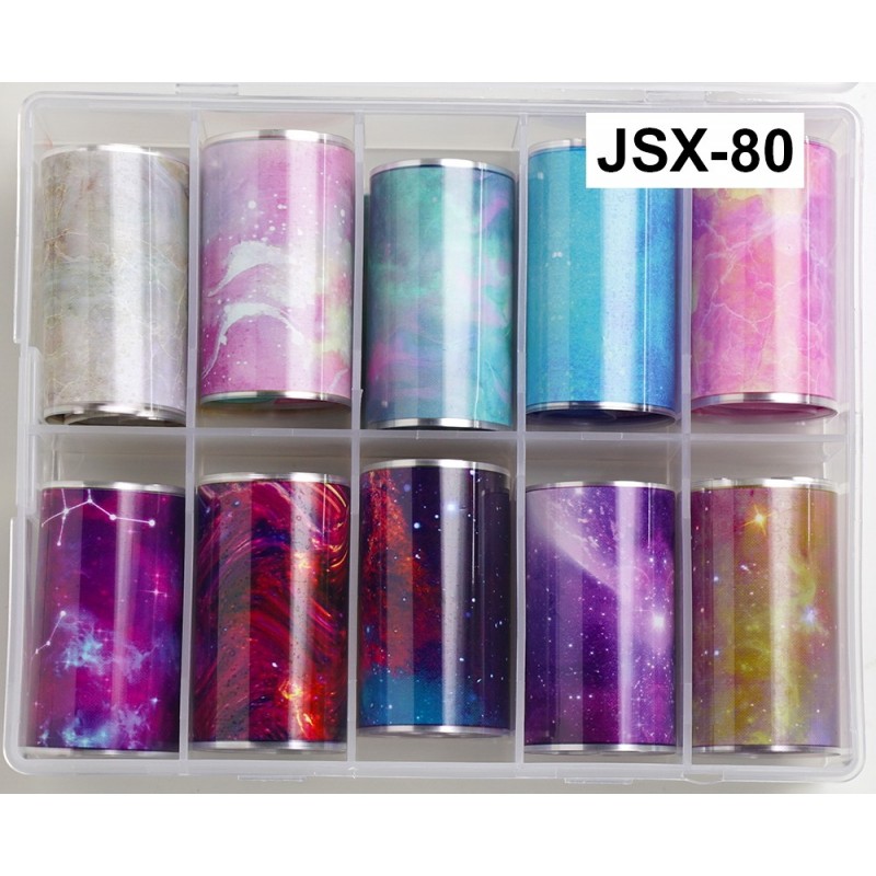 2x soodsam – 100 cm pikkus. Lai fooliumikomplekt küünte disainiks JSX-80