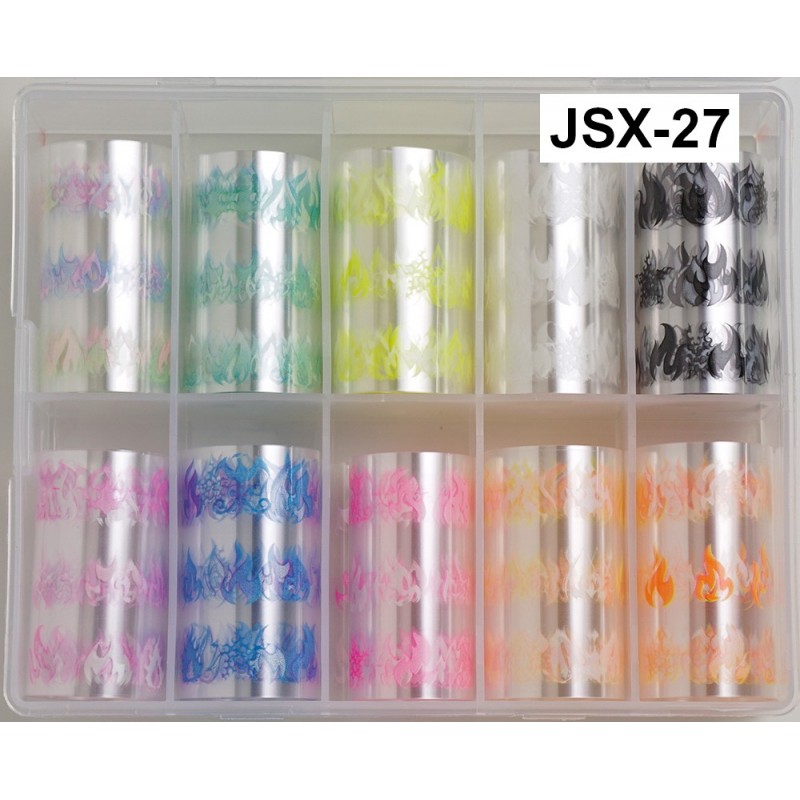 2x soodsam – 100 cm pikkus. Lai fooliumikomplekt küünte disainiks JSX-27