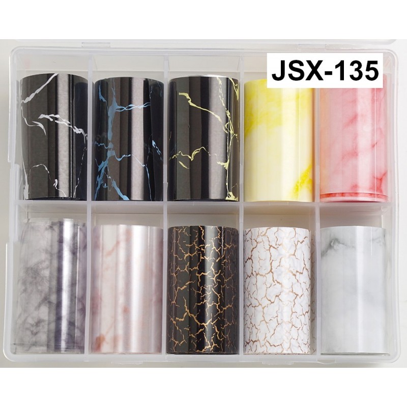 2x soodsam – 100 cm pikkus. Lai fooliumikomplekt küünte disainiks JSX-135