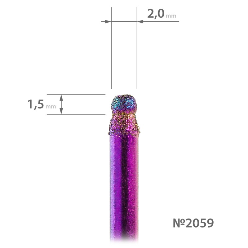 Kerakujuline teemantotsik 2.0, peeneteraline