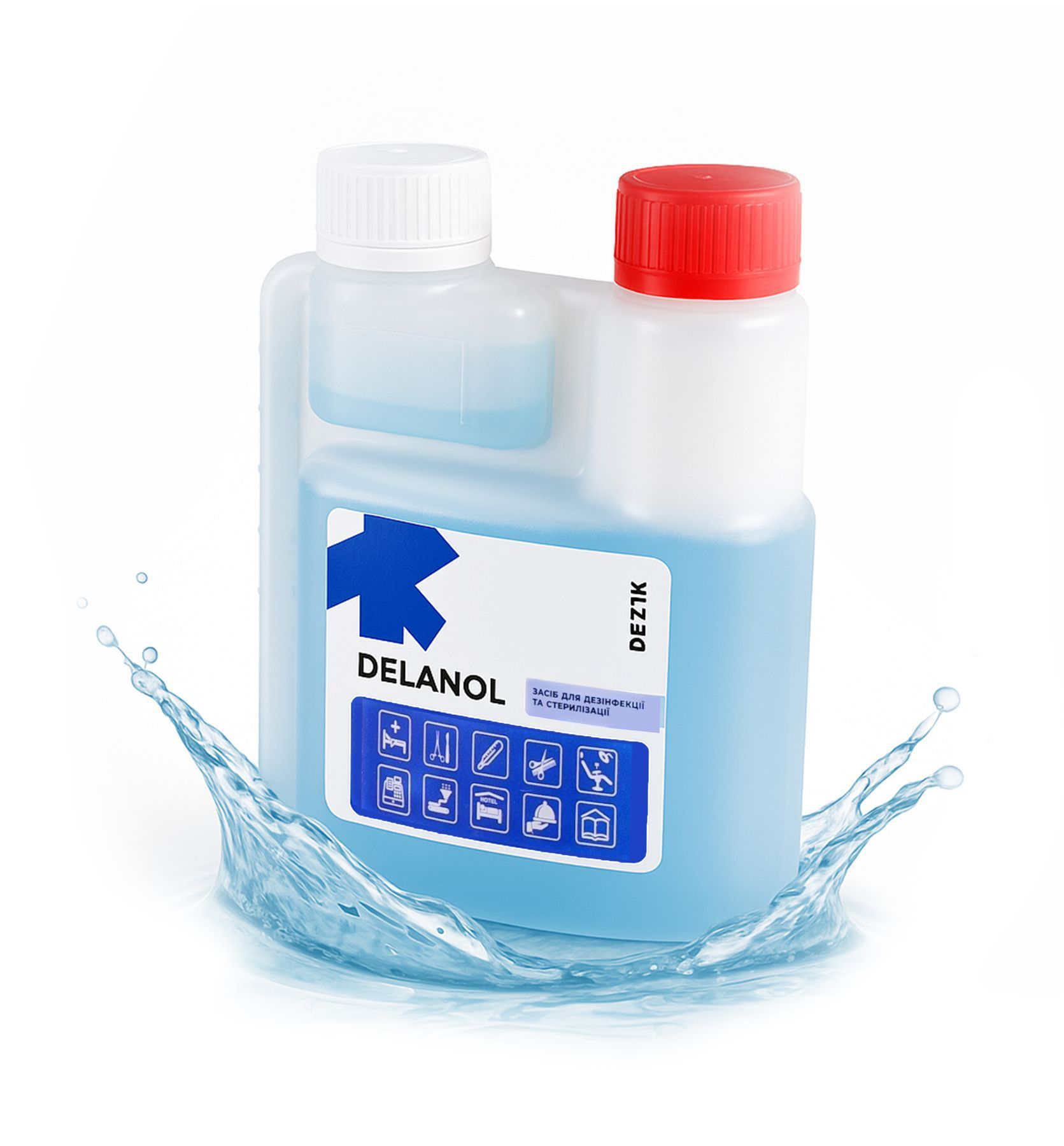 Delanol Dezik — vahend instrumentide desinfitseerimiseks, steriliseerimiseelseks puhastuseks (PSO) ja steriliseerimiseks, 250 ml