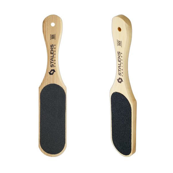 Wooden Foot File STALEKS BEAUTY & CARE 10 TYPE 1 (100/180 Grit)